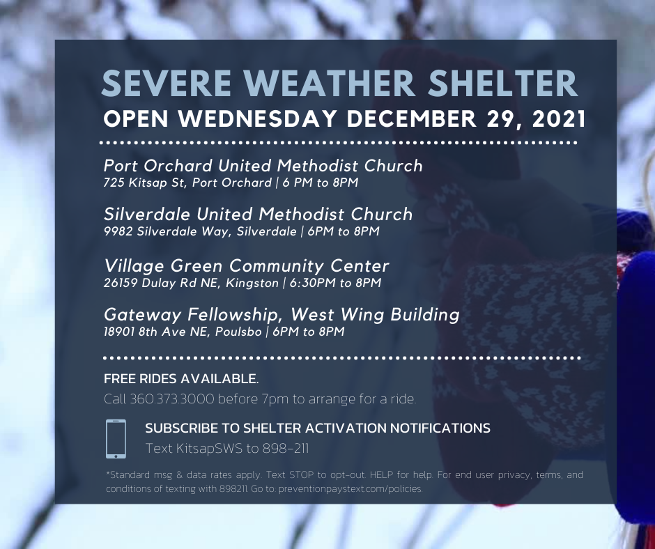 Severe Weather Shelter locations