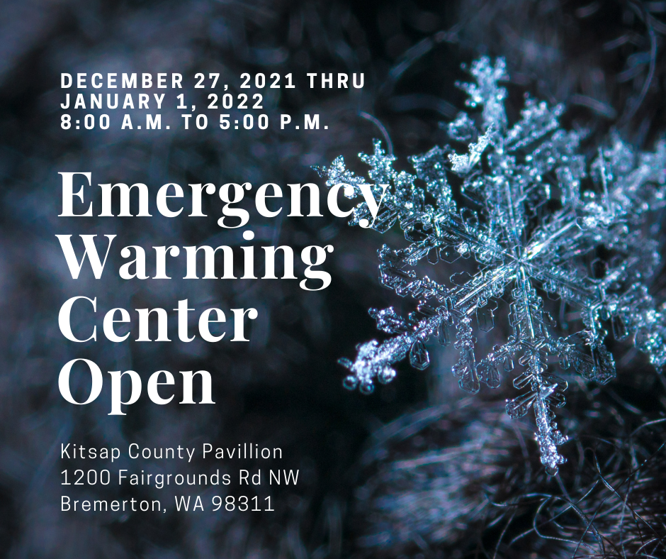 Emergency Warming Center through Jan 1