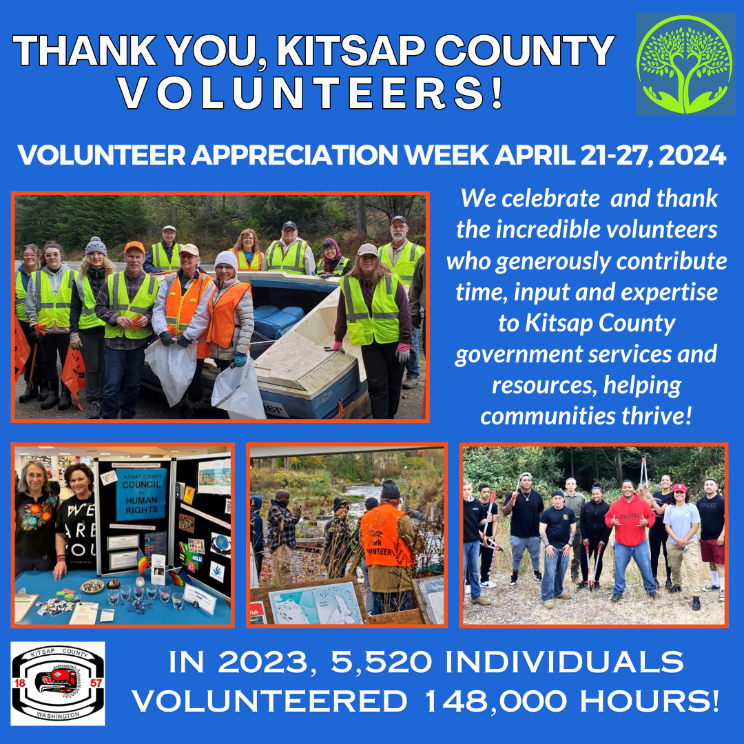 Thank you Kitsap County Volunteers